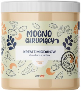 Krem z migdałów z kawałkami orzechów 1kg