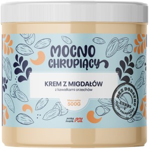 Krem z migdałów z kawałkami orzechów 500g