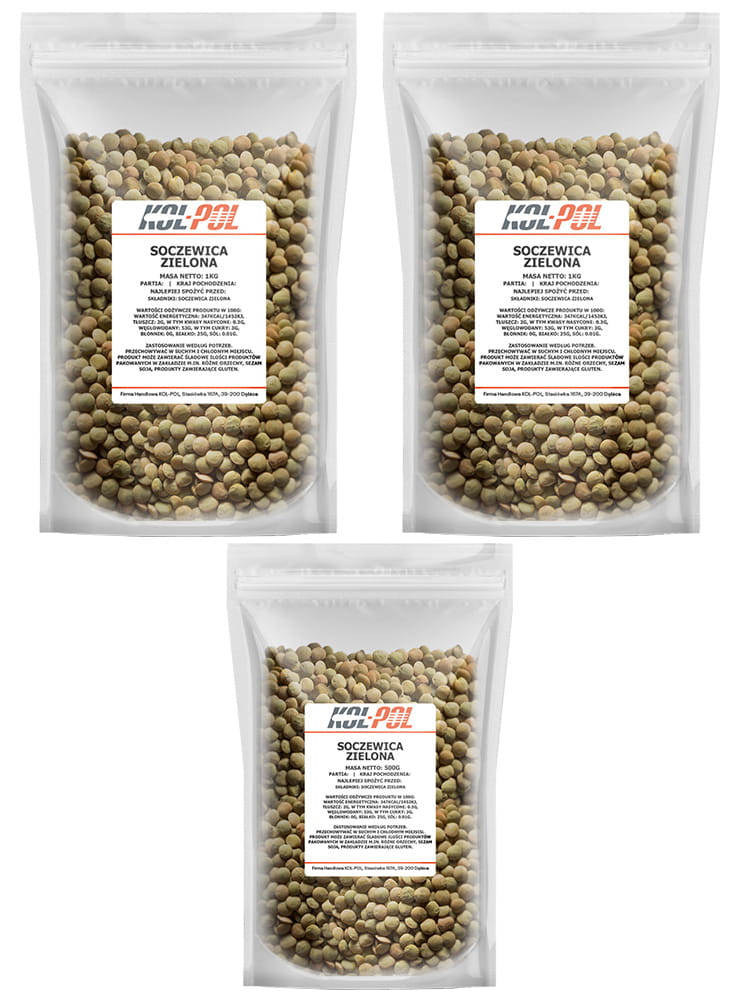 Soczewica zielona 2,5kg