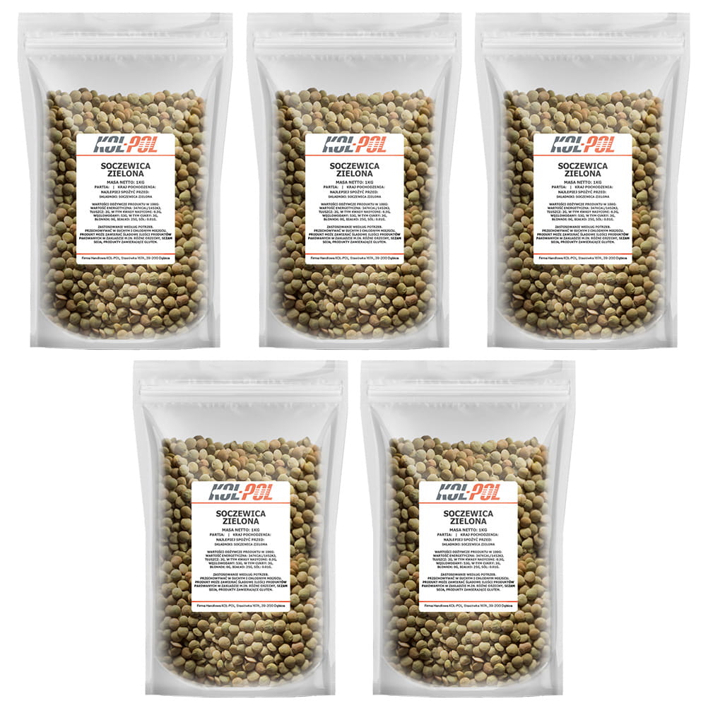 Soczewica zielona 5kg