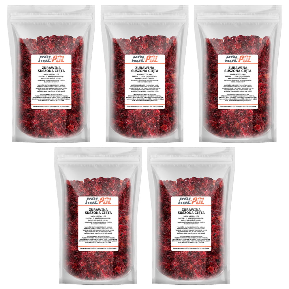 Żurawina suszona 5kg