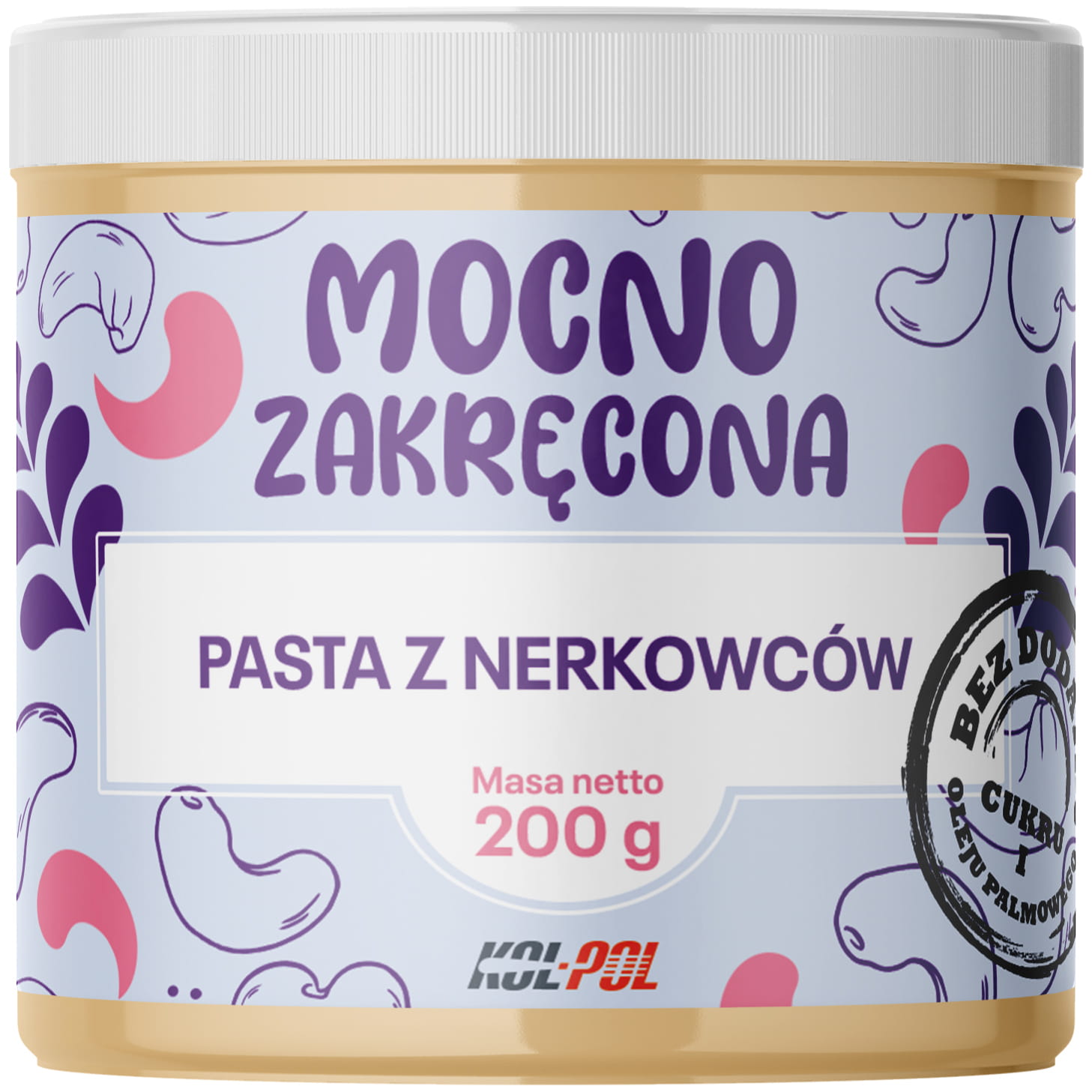Pasta z orzechów nerkowca gładka 200g