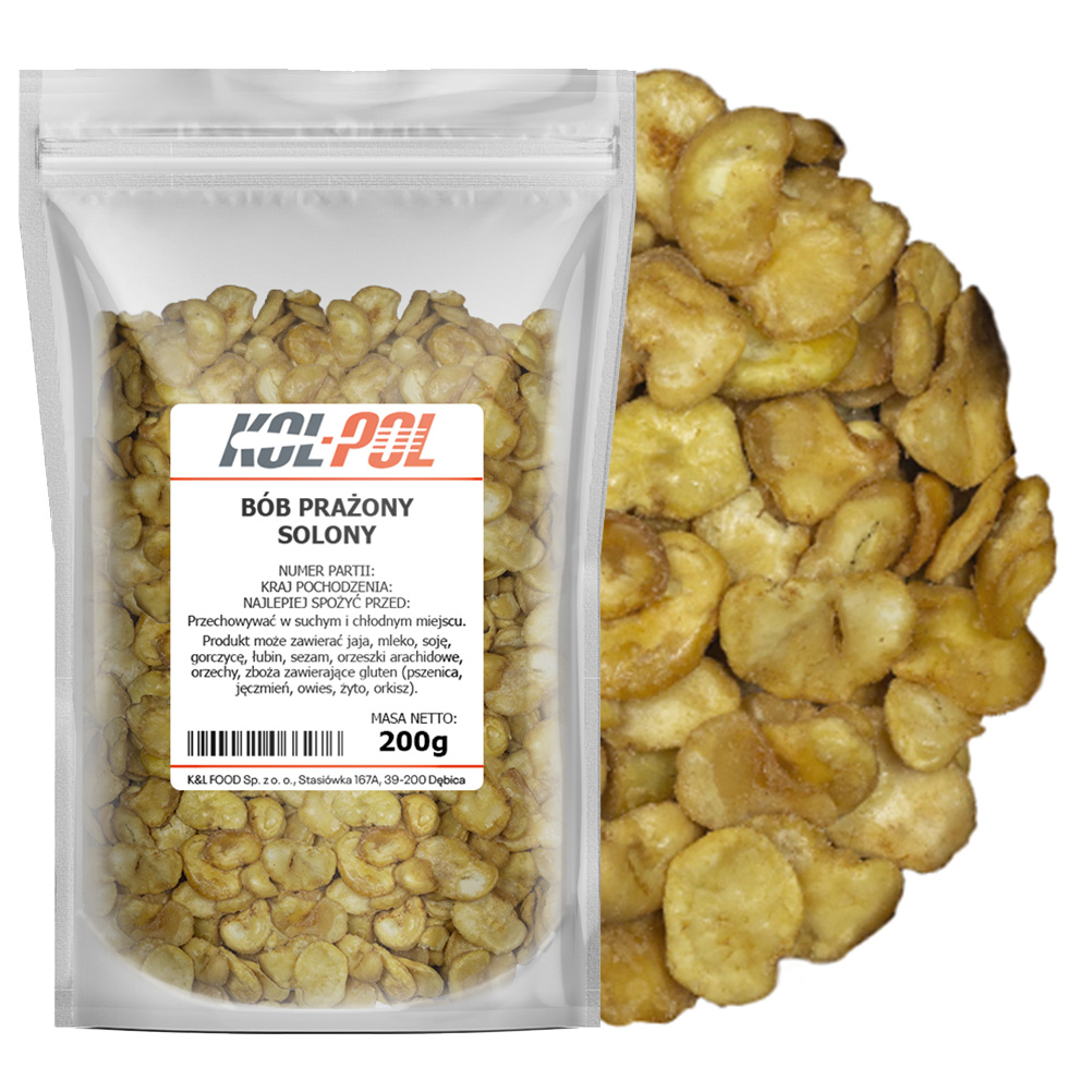 Bób prażony solony 200g