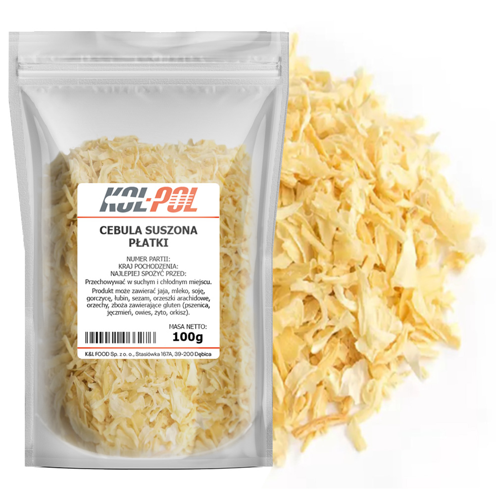Cebula suszona płatki 100g