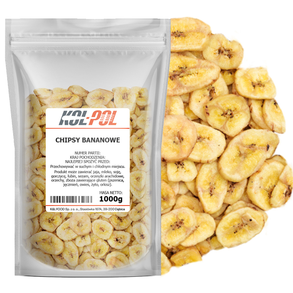 Chipsy bananowe 1kg