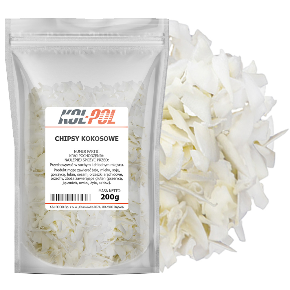 Chipsy kokosowe 200g
