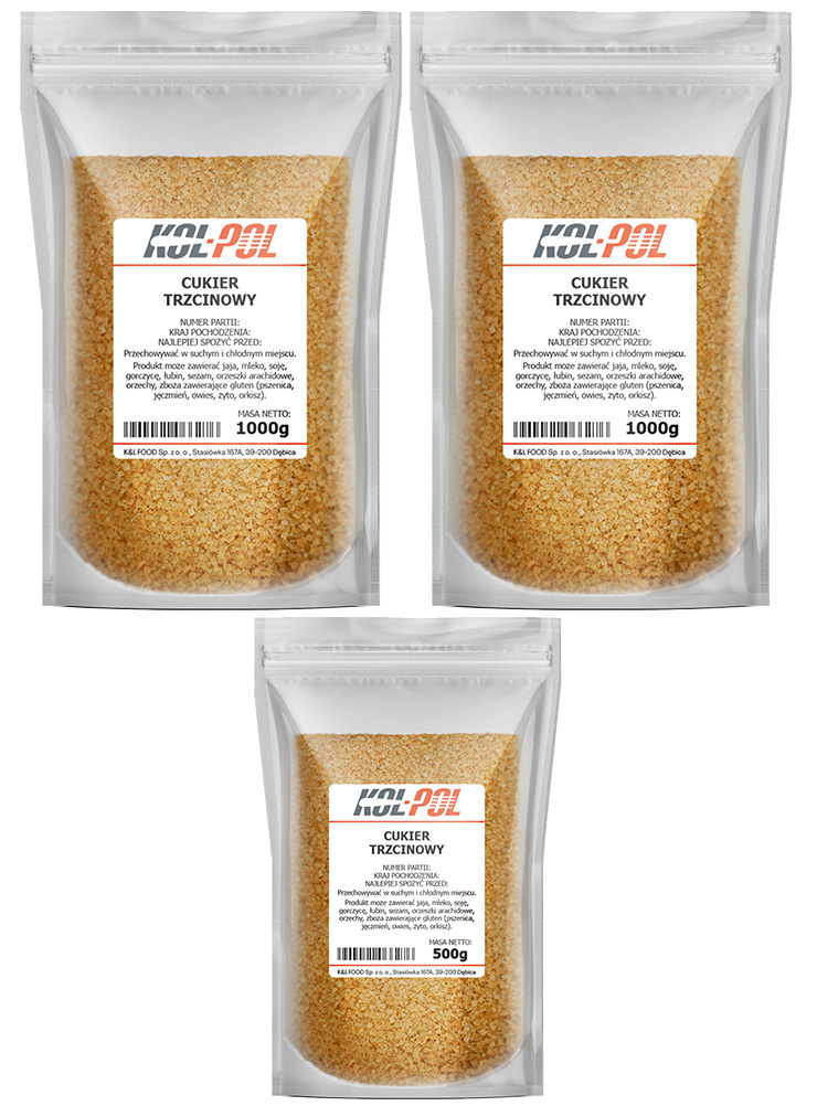 Cukier trzcinowy 2,5kg