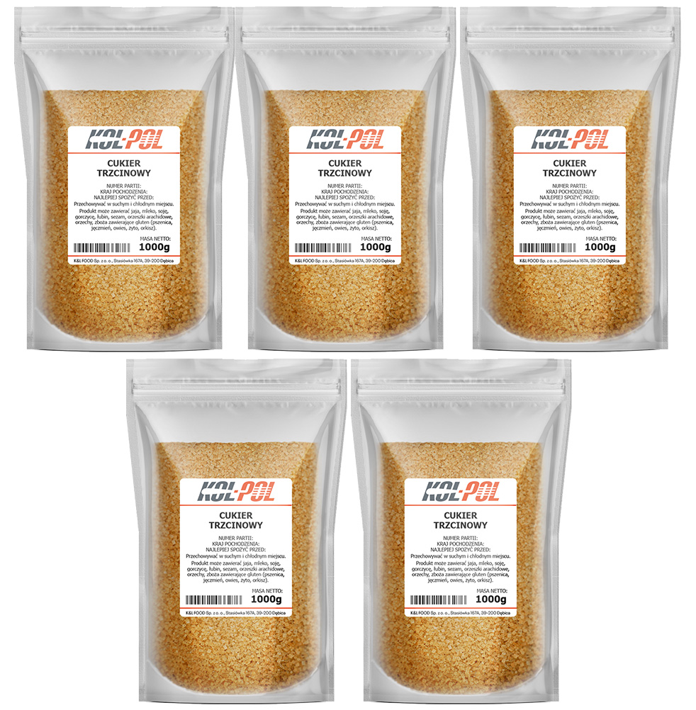 Cukier trzcinowy 5kg