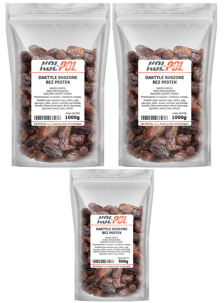 Daktyle suszone 2,5kg