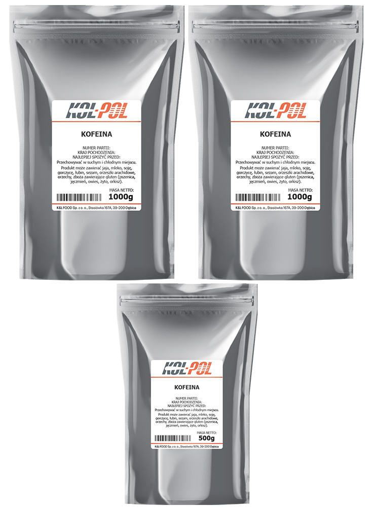 Kofeina bezwodna 2,5kg