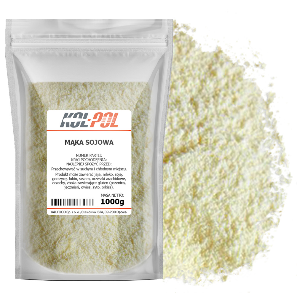 Mąka sojowa odtłuszczona 1kg