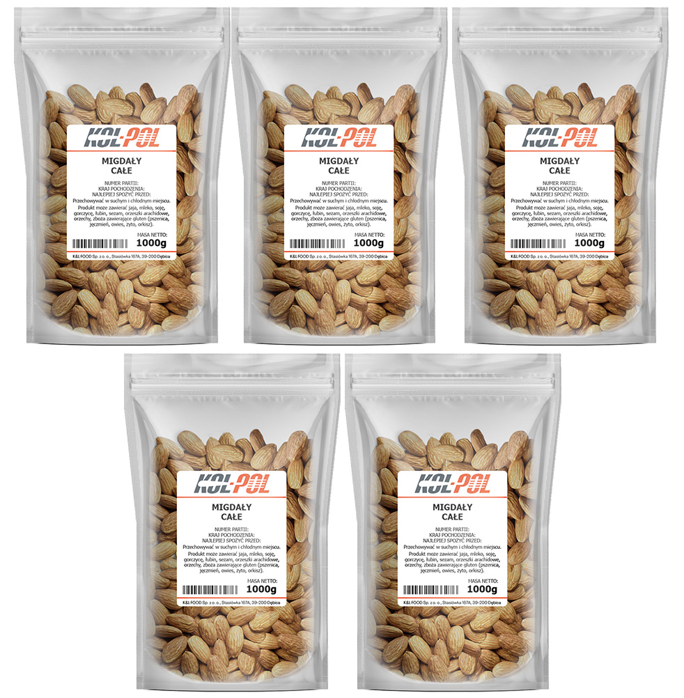 Migdały całe 5kg