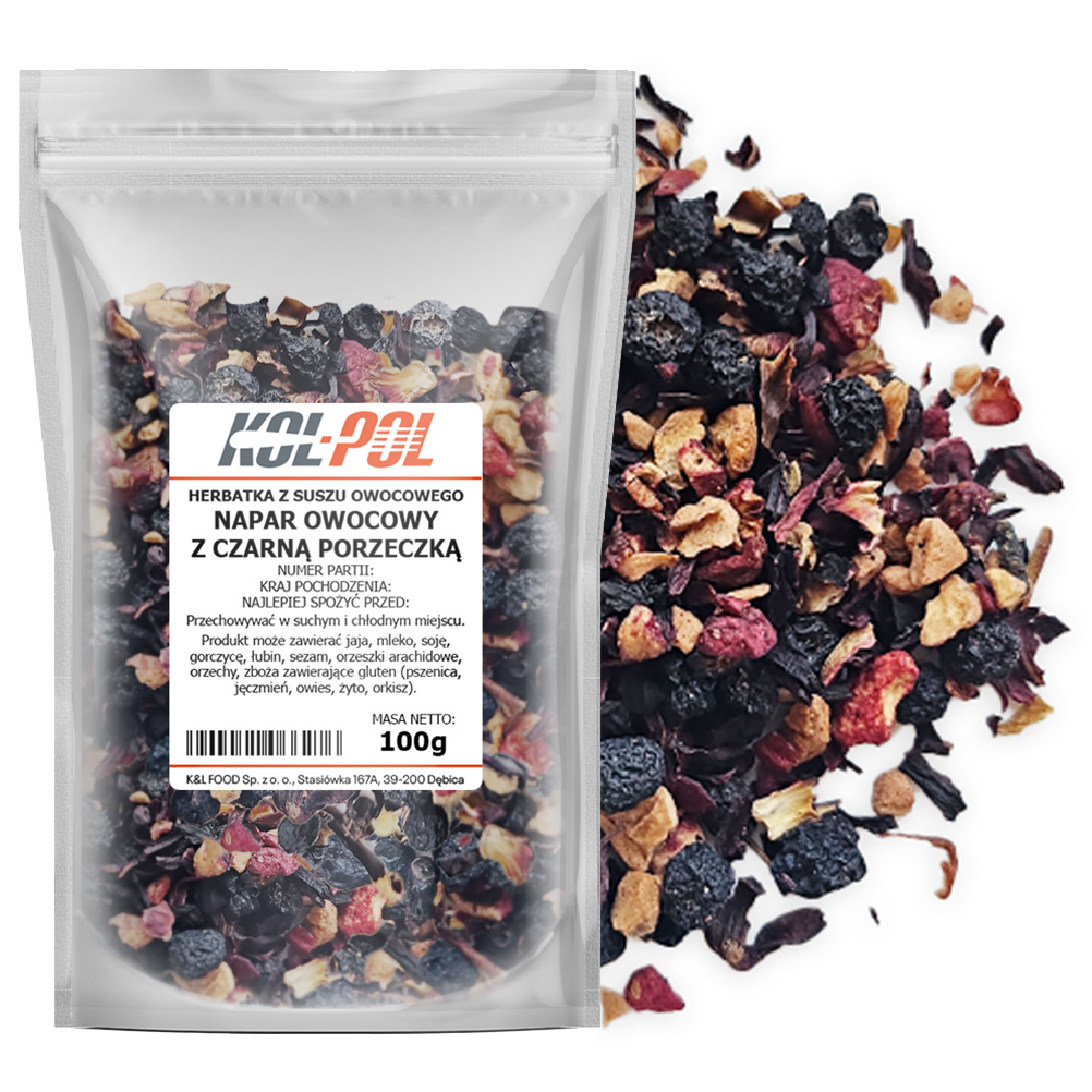 Herbata Owocowa Napar Czarna Porzeczka 100g