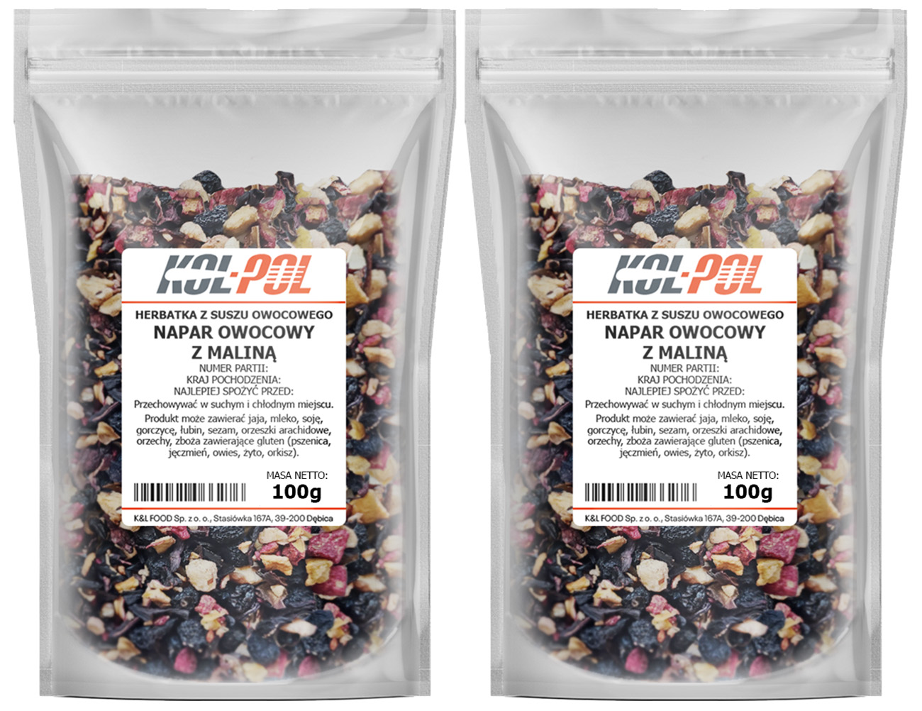 Herbata Owocowa Napar z Maliną 200g