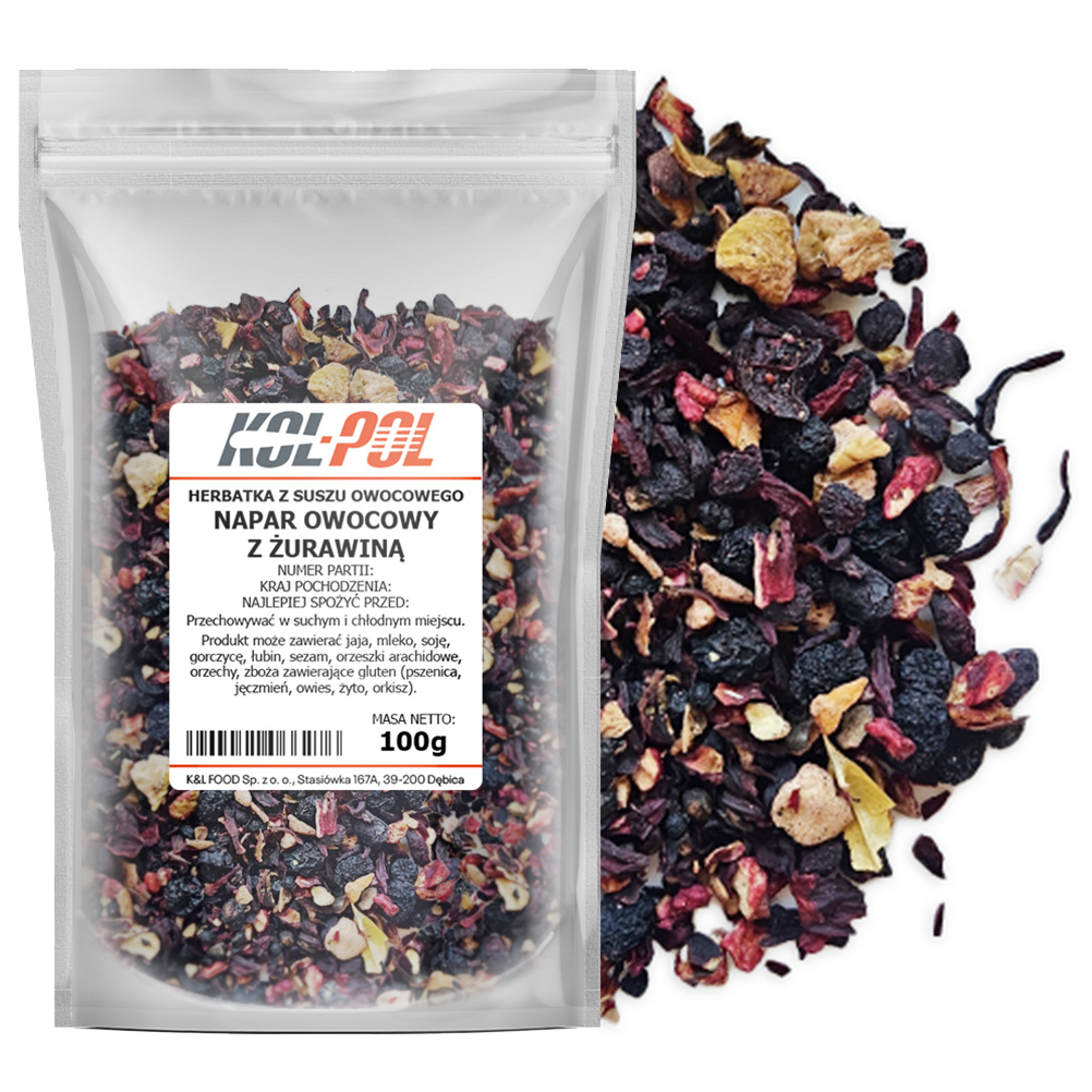 Herbata Owocowa Napar z Żurawiną 100g