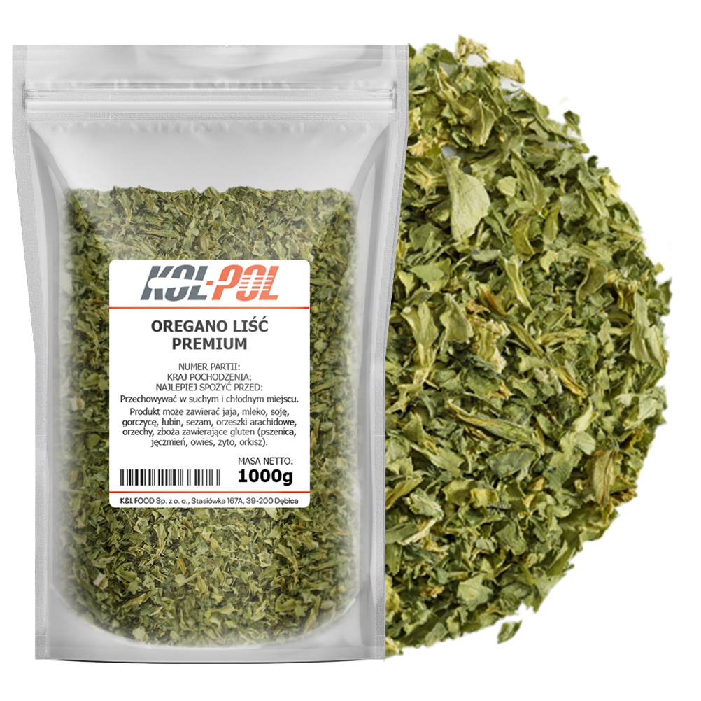 Oregano liść premium 1kg