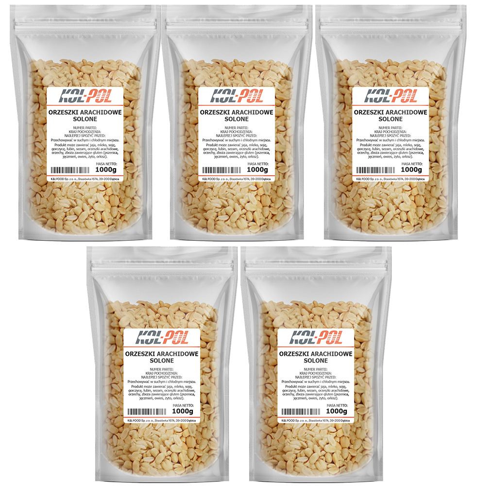 Orzechy ziemne solone 5kg