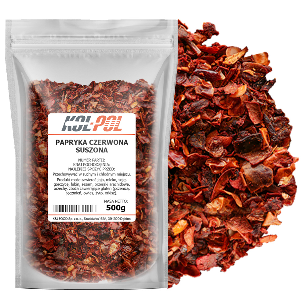 Papryka czerwona suszona 500g