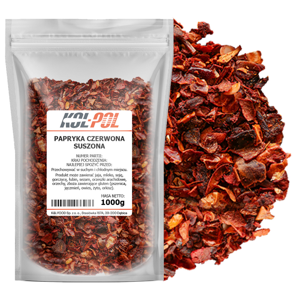 Papryka czerwona suszona 1kg