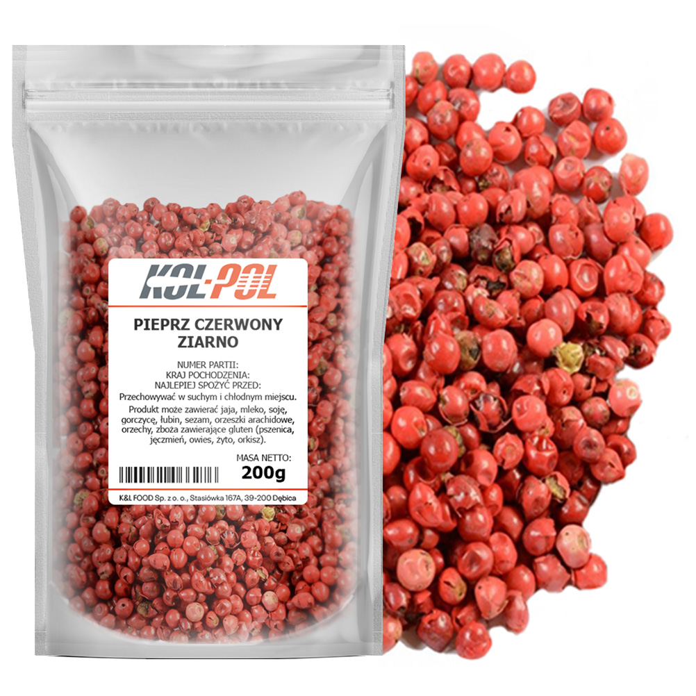 Pieprz czerwony ziarno 200g