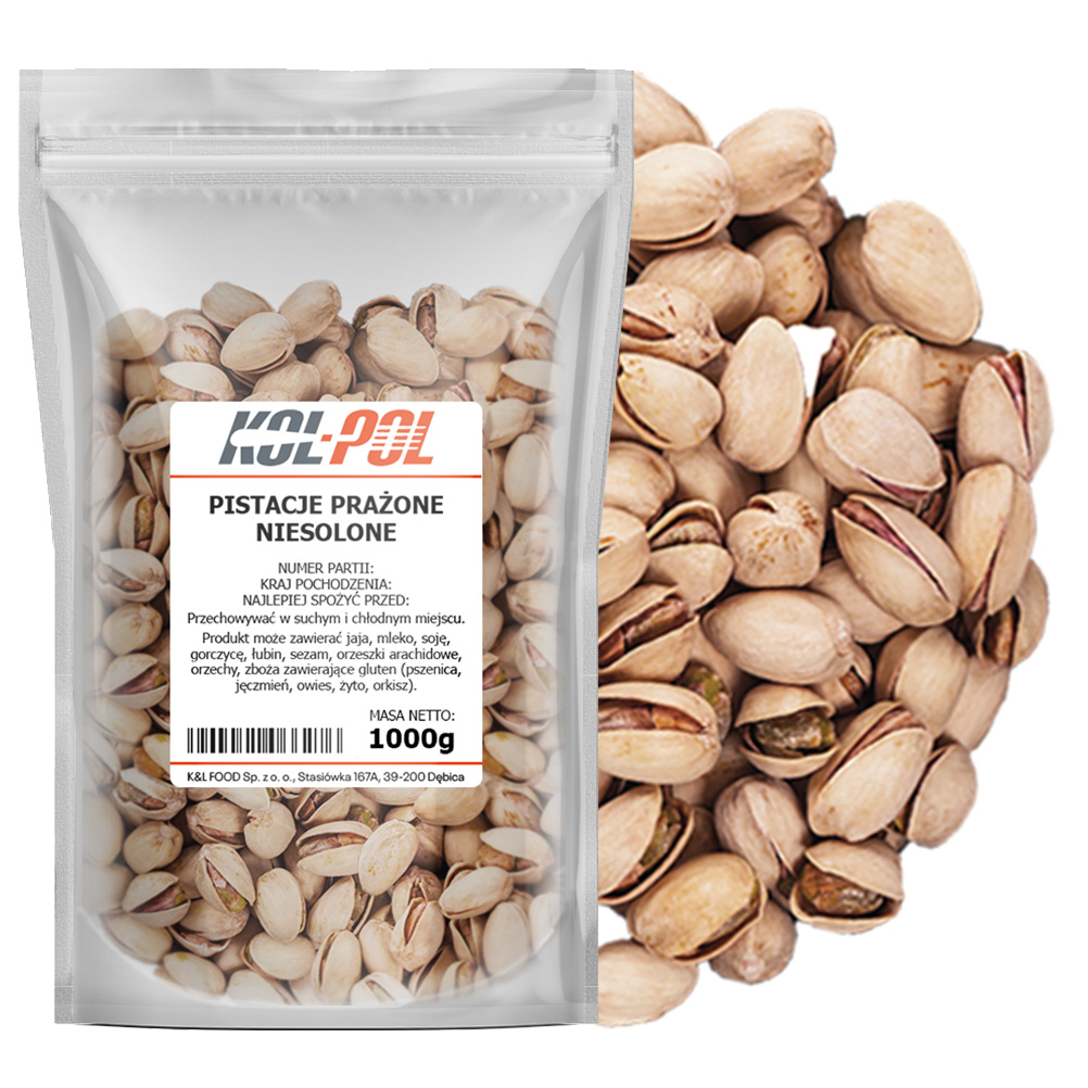 Pistacje prażone niesolone 1kg