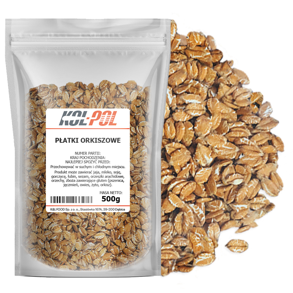 Płatki orkiszowe 500g