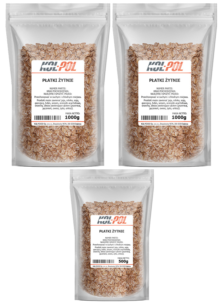 Płatki żytnie 2,5kg