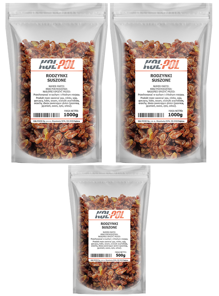 Rodzynki sułtańskie 2,5kg