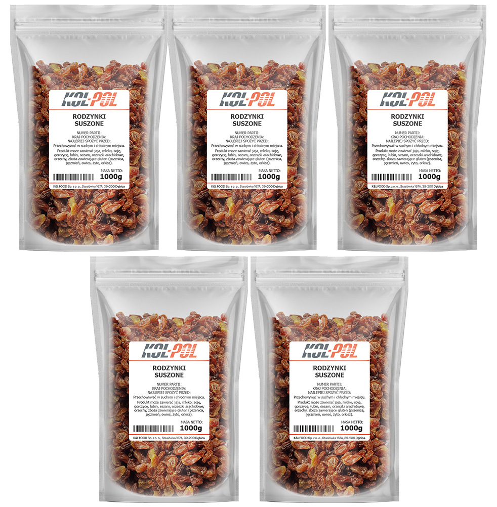 Rodzynki sułtańskie 5kg