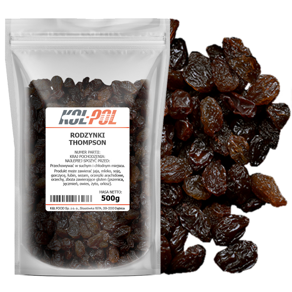 Rodzynki Thompson Jumbo 500g