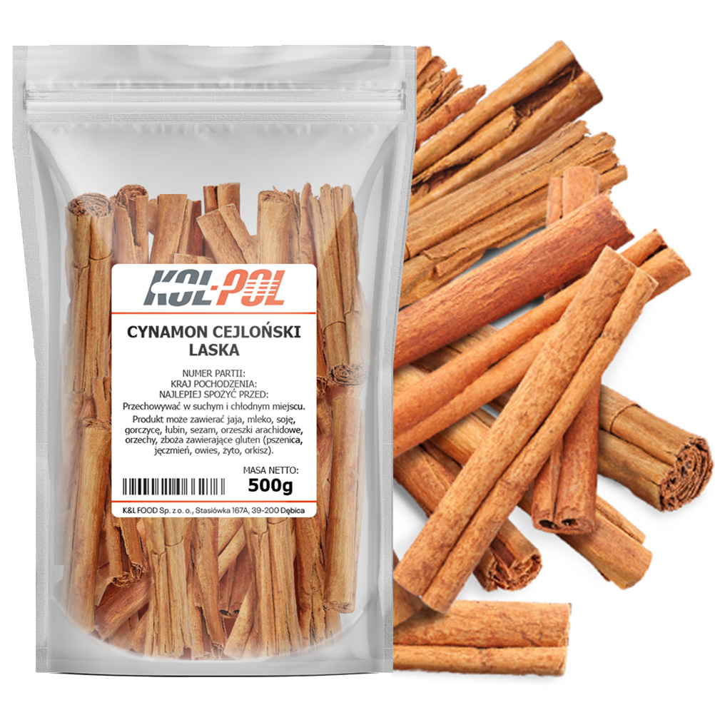 Cynamon cejloński laski 500g