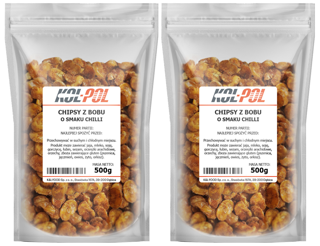 Bób prażony chilli 1kg