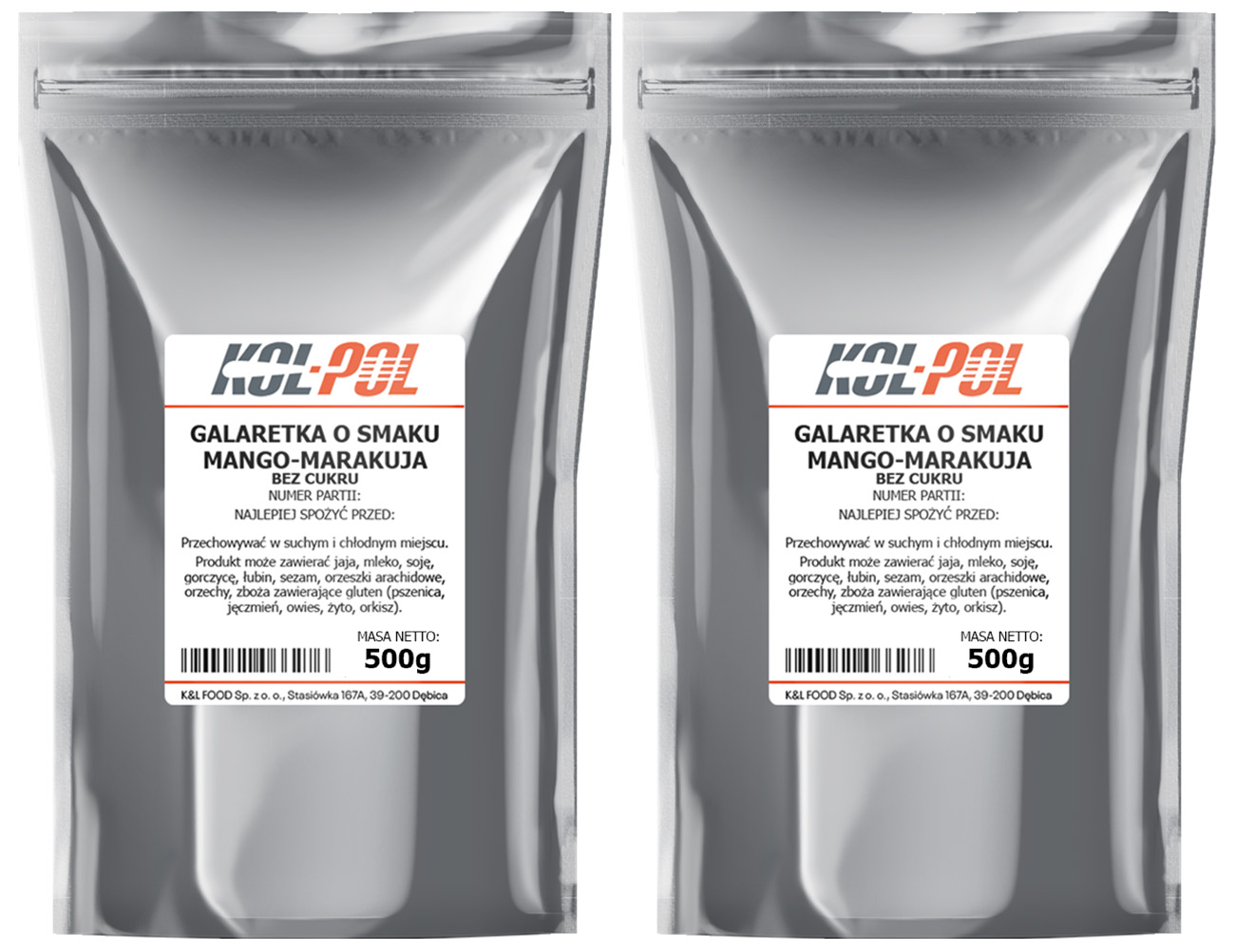 Galaretka mango-marakuja bez cukru 1kg