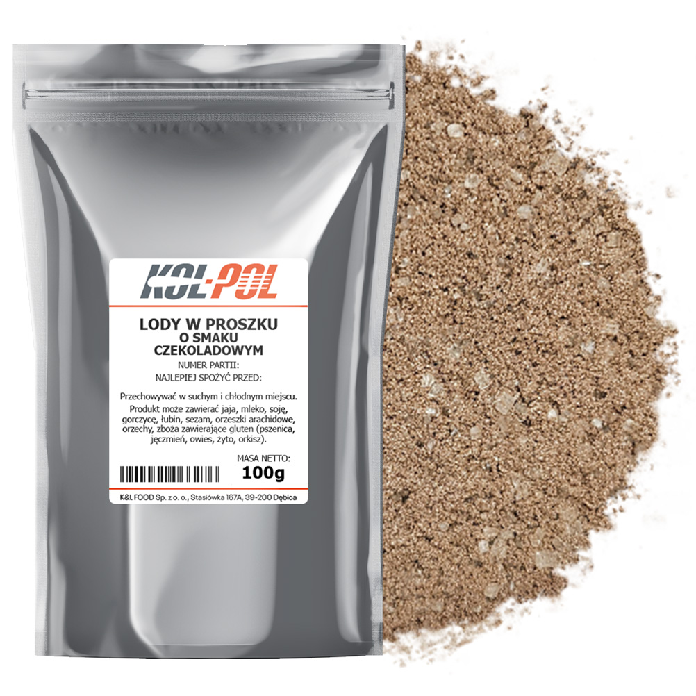 Lody czekoladowe w proszku 100g