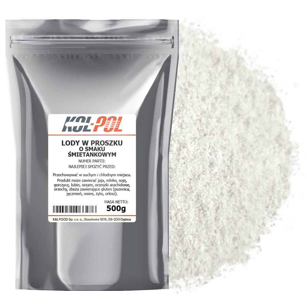 Lody śmietankowe w proszku 500g