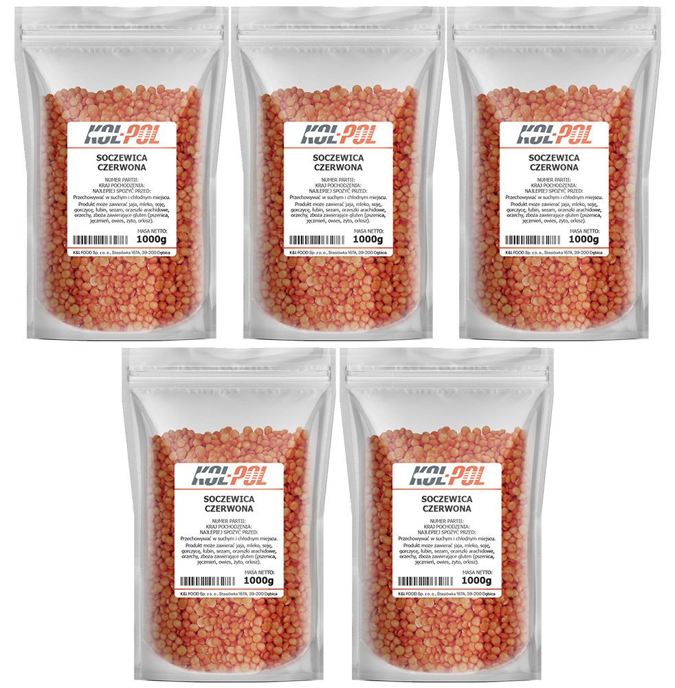 Soczewica czerwona 5kg