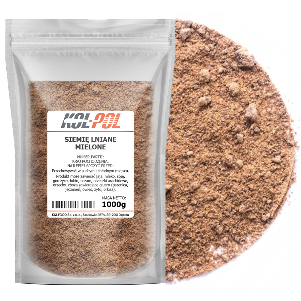 Siemię lniane mielone 1kg