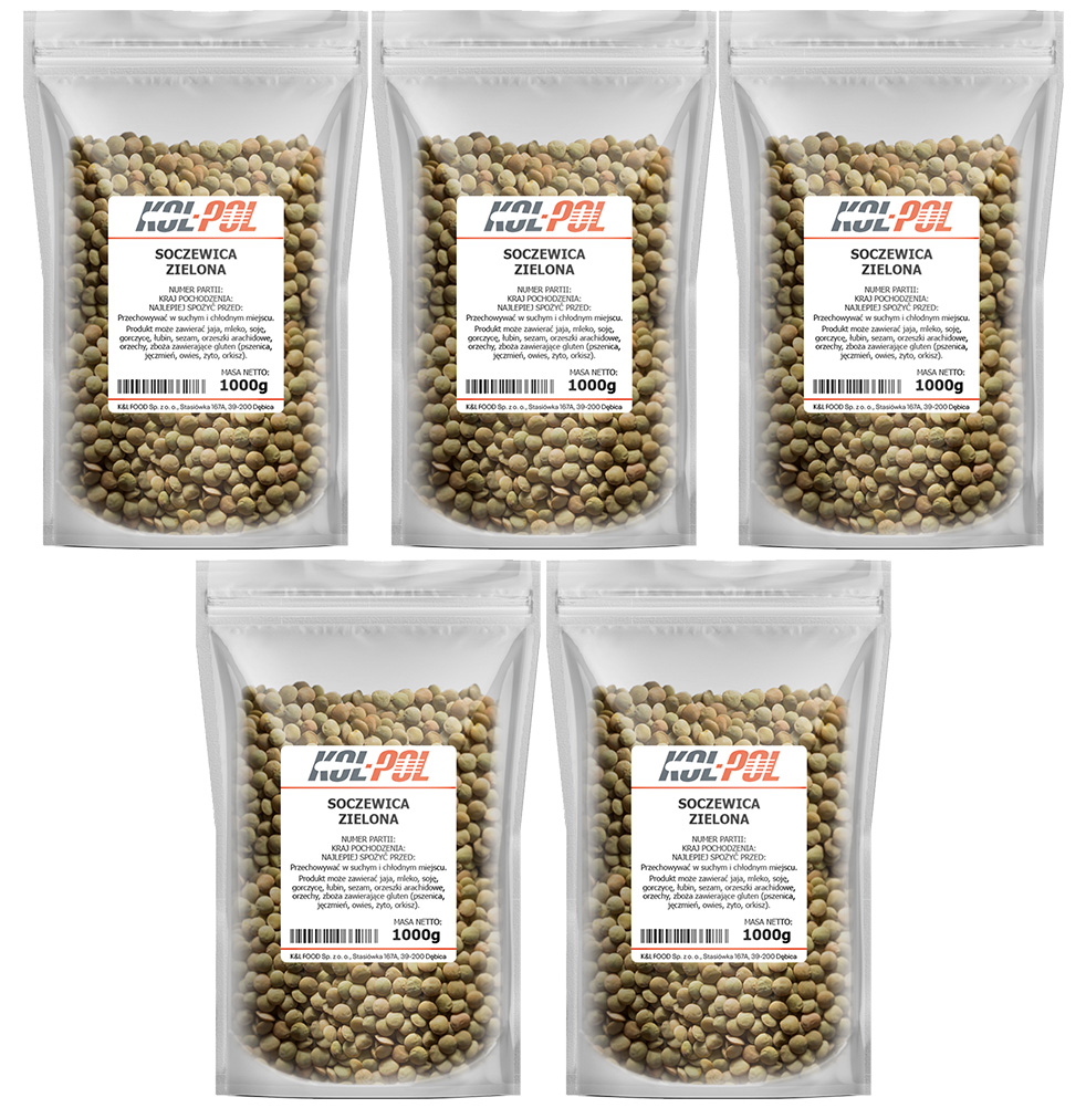 Soczewica zielona 5kg