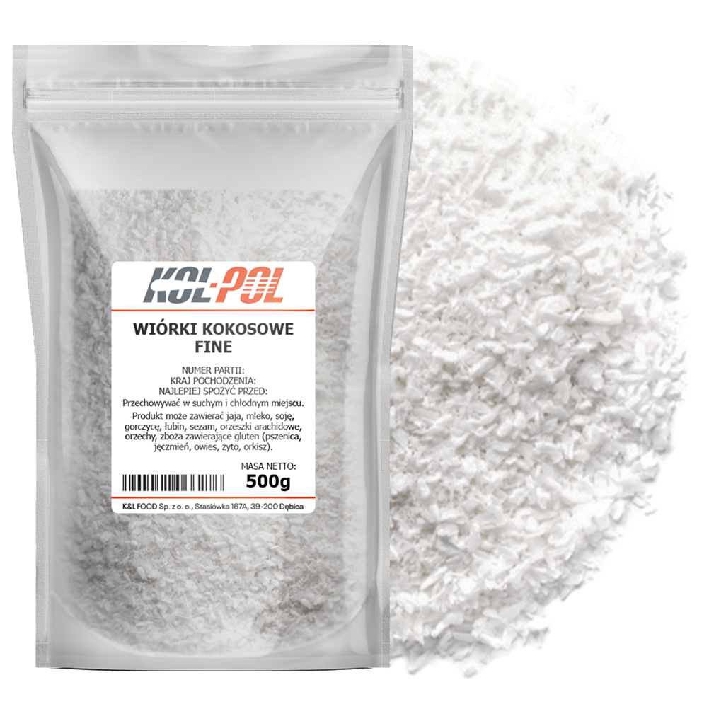 Wiórki kokosowe fine 500g
