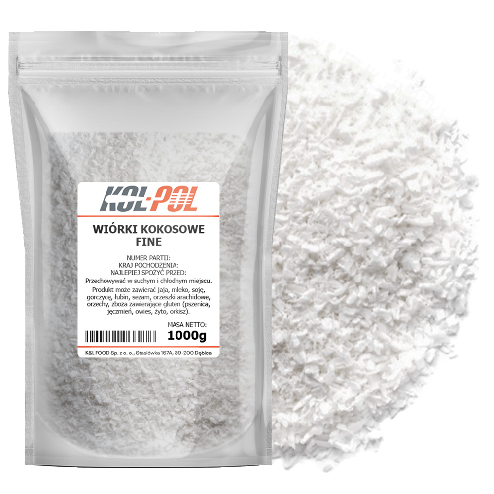 Wiórki kokosowe fine 1kg