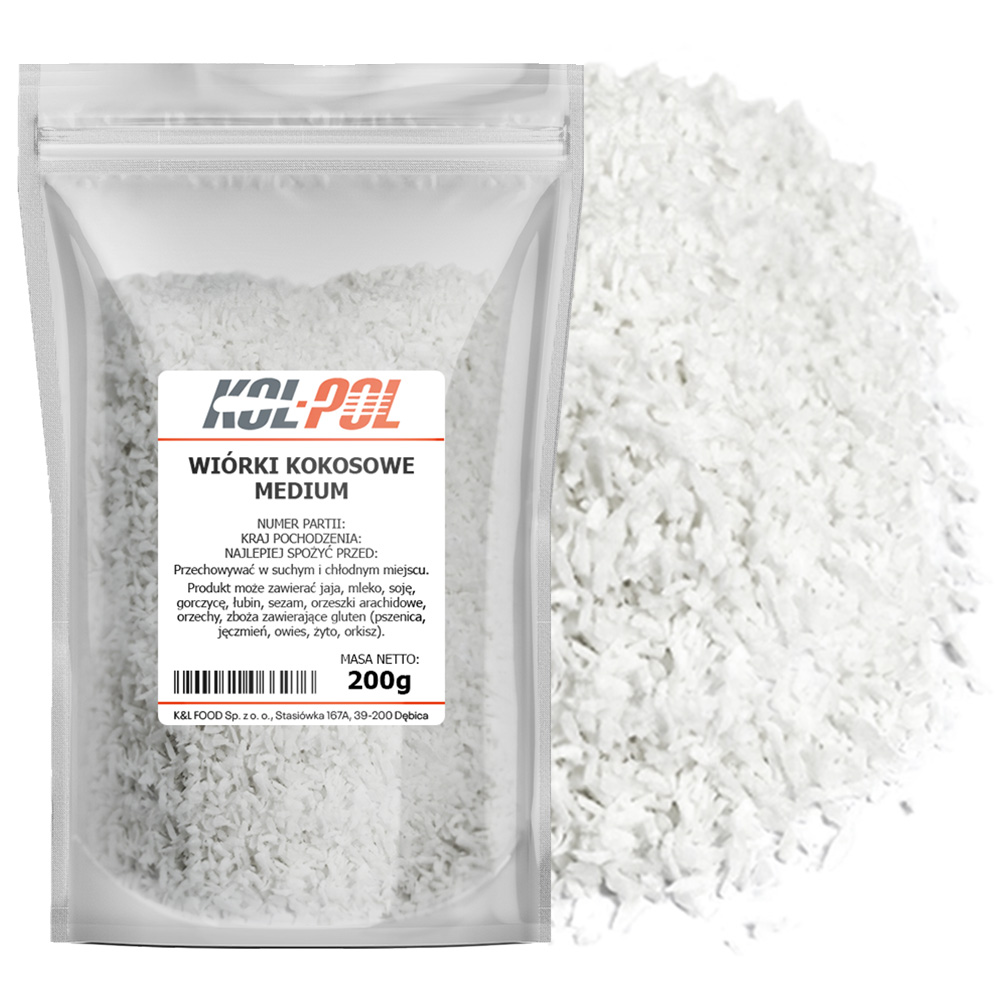 Wiórki kokosowe medium 200g 