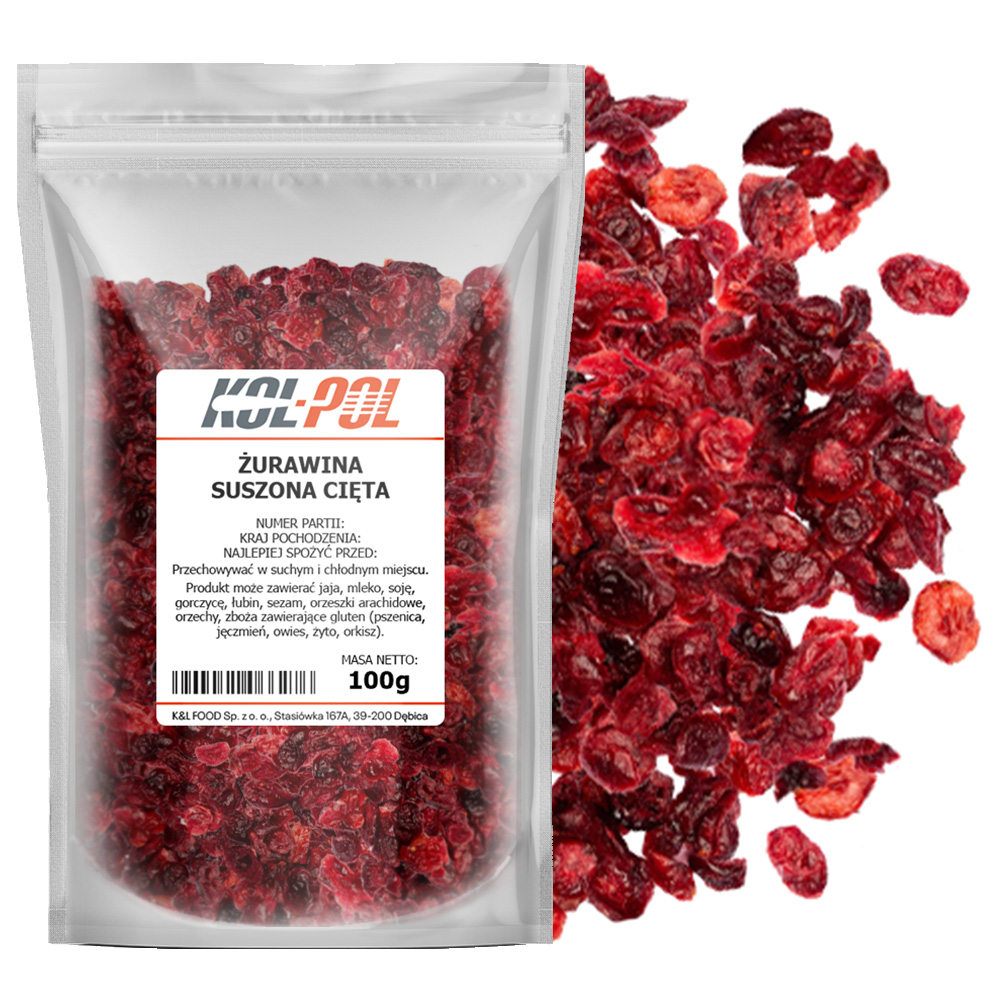 Żurawina suszona 100g